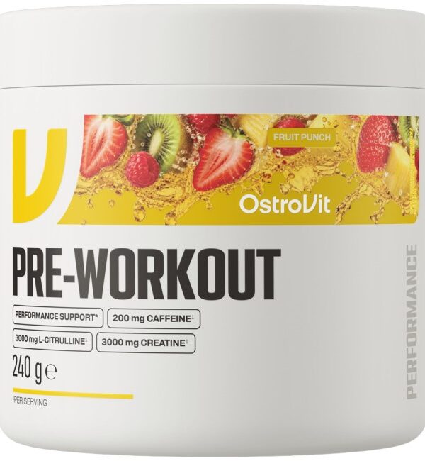 OstroVit Pre-Workout | with L-Citrulline, Creatine & Caffeine 240 грама, 20 Дози