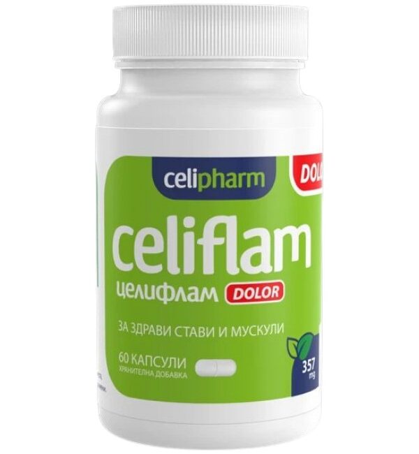 CeliPharm Celiflam Dolor 60 капсули, 60 Дози