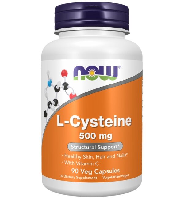 NOW Foods L-Cysteine 500 mg 90 капсули, 90 Дози