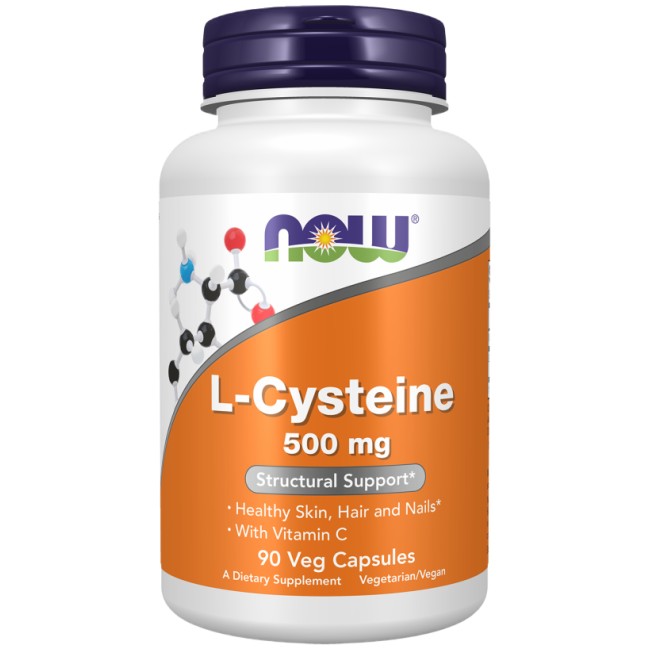 NOW Foods L-Cysteine 500 mg 90 капсули, 90 Дози