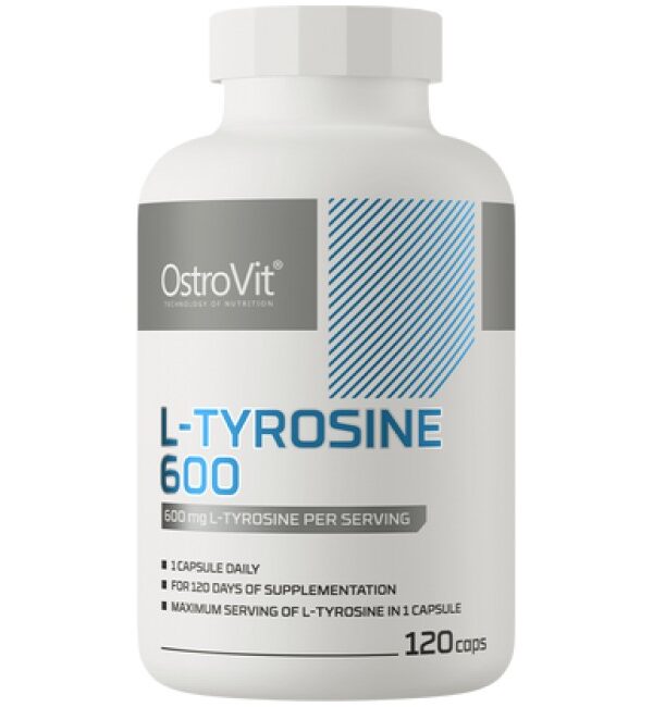 OstroVit L-Tyrosine 600 mg 120 капсули, 120 Дози