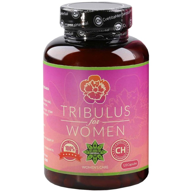 Cvetita Herbal Tribulus For Women 120 капсули, 65 Дози