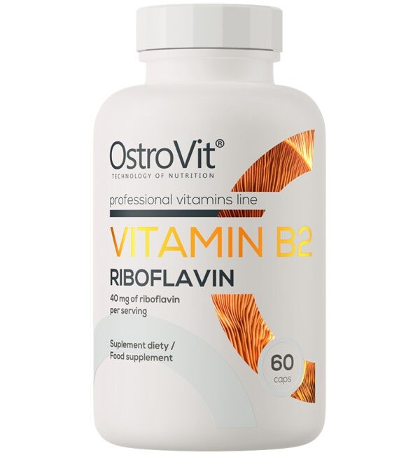 OstroVit Vitamin B2 Riboflavin 40 mg  60 капсули, 60 Дози