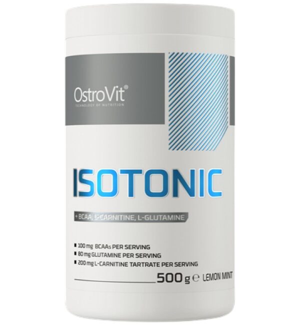 OstroVit Isotonic Powder + BCAA, L-Carnitine, L-Glutamine 500 грама, 50 Дози