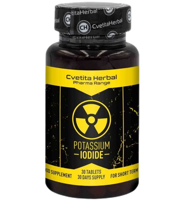 Cvetita Herbal Potassium Iodide 200 mcg 30 Таблетки, 30 Дози