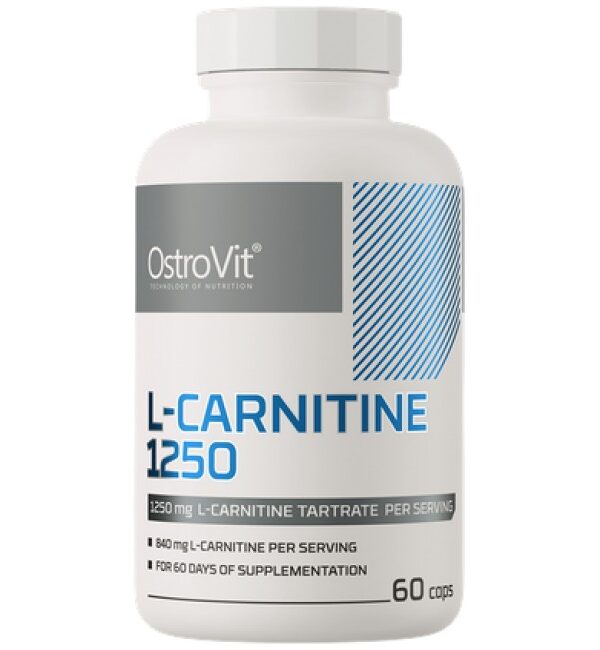 OstroVit L-Carnitine 1250 mg 60 капсули, 60 Дози