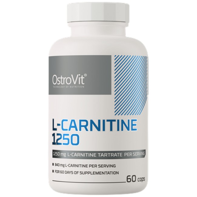 OstroVit L-Carnitine 1250 mg 60 капсули, 60 Дози