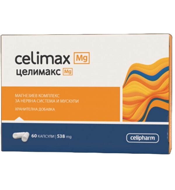 CeliPharm CeliMAX MG 538 mg 60 капсули, 60 Дози