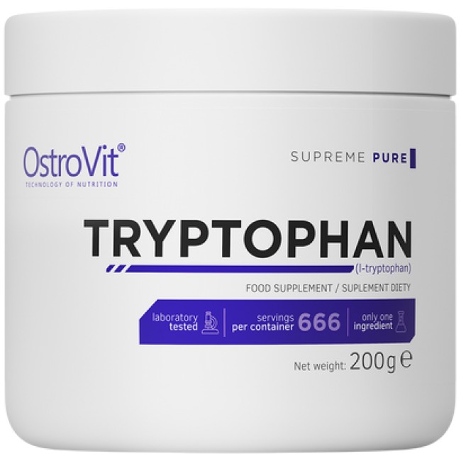OstroVit Tryptophan Powder 200 грама, 200 Дози